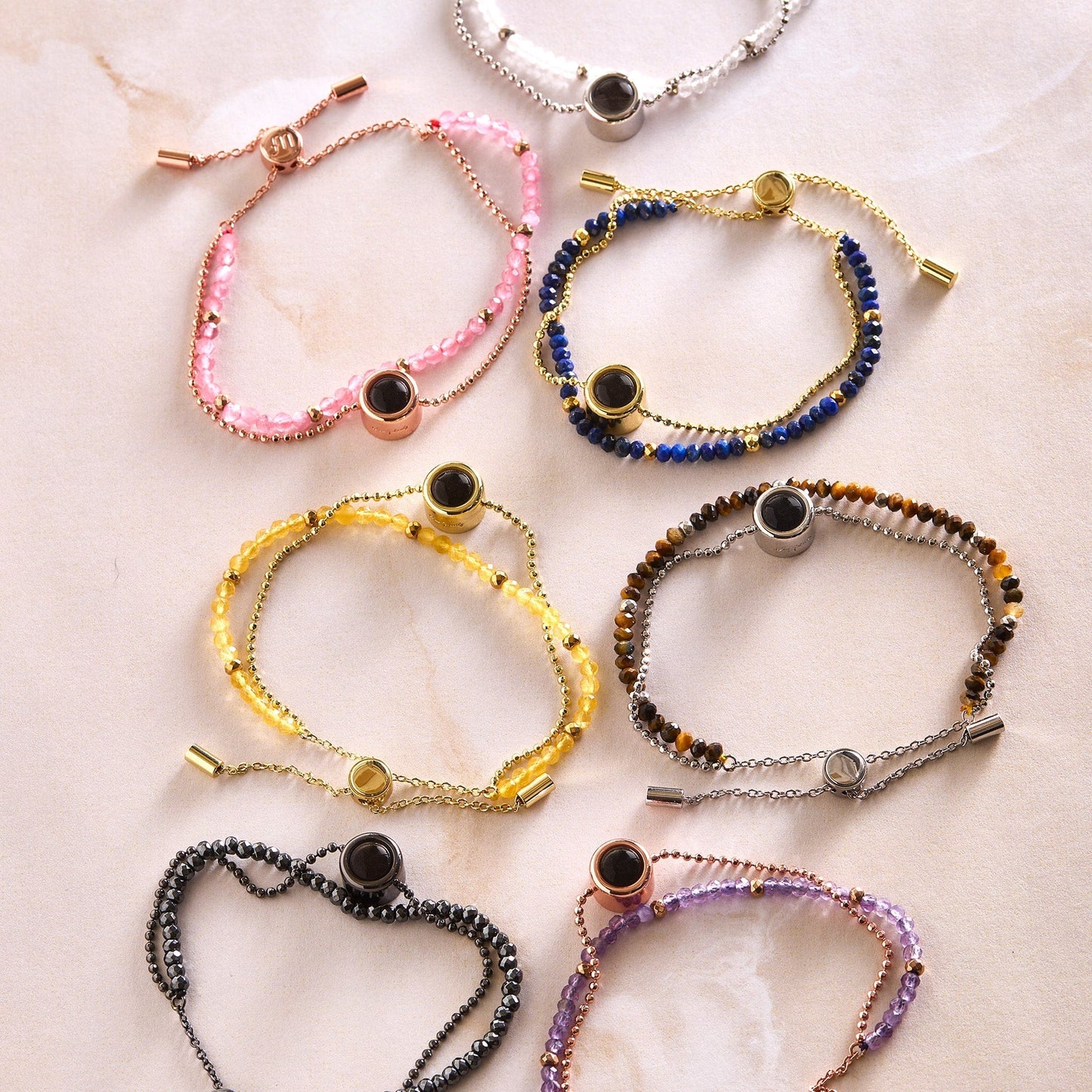 Bracelet Photo Personnalisé 2 en 1 – Crystal™