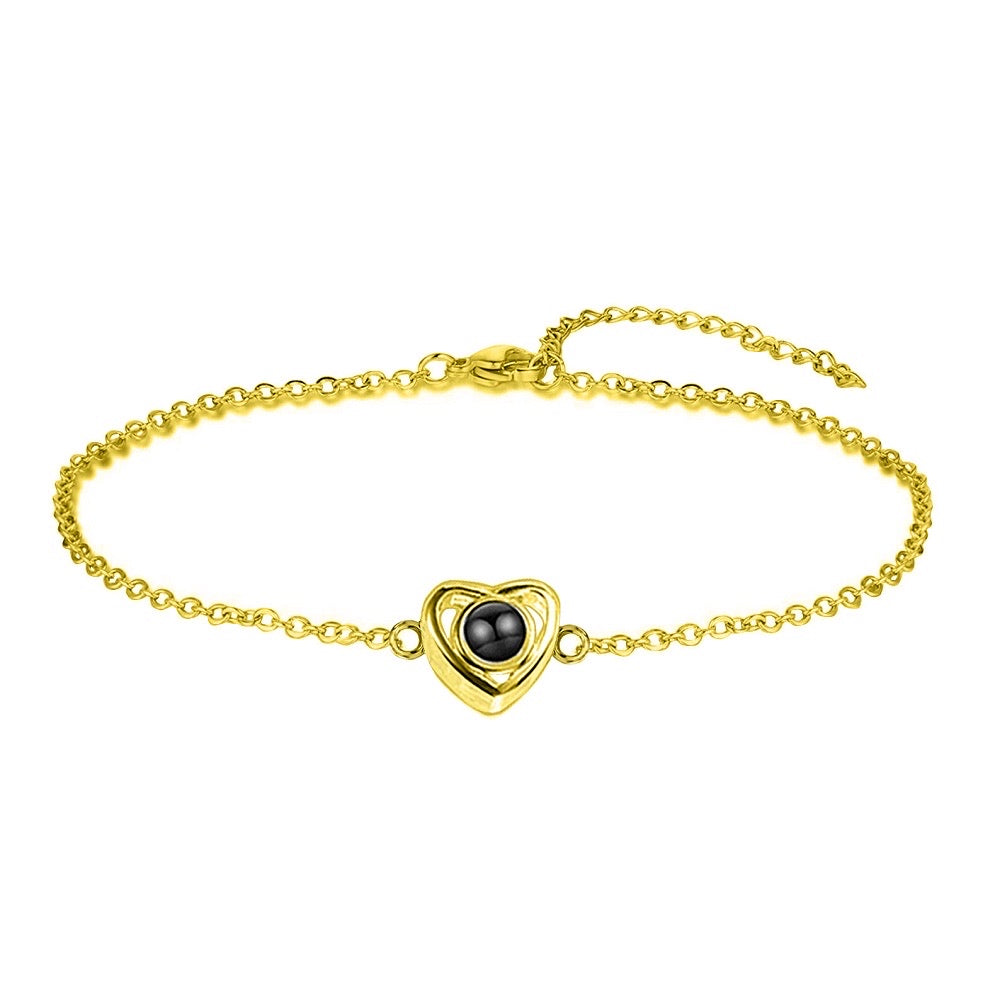Bracelet Photo « Cœur Infini »
