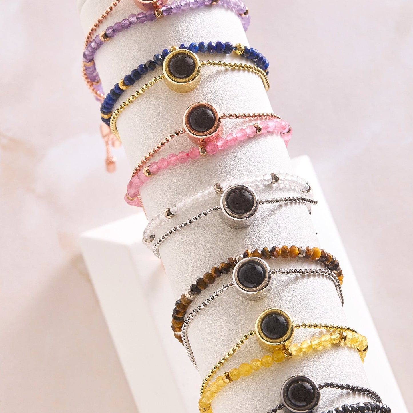 Bracelet Photo Personnalisé 2 en 1 – Crystal™