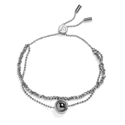 Bracelet Photo Personnalisé 2 en 1 – Crystal™
