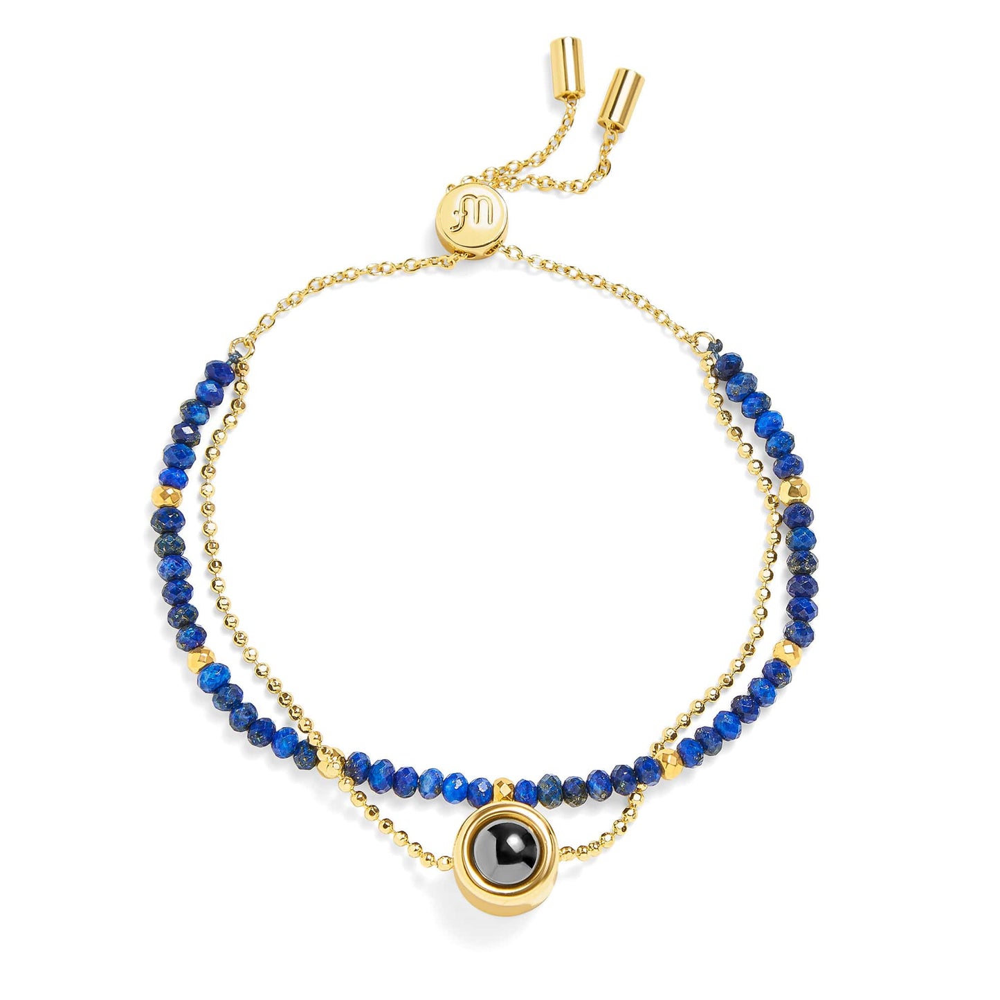 Bracelet Photo Personnalisé 2 en 1 – Crystal™