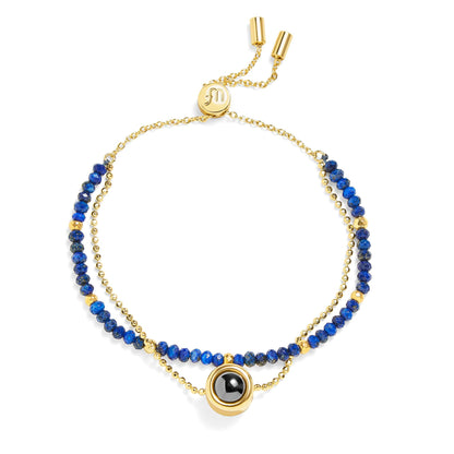 Bracelet Photo Personnalisé 2 en 1 – Crystal™