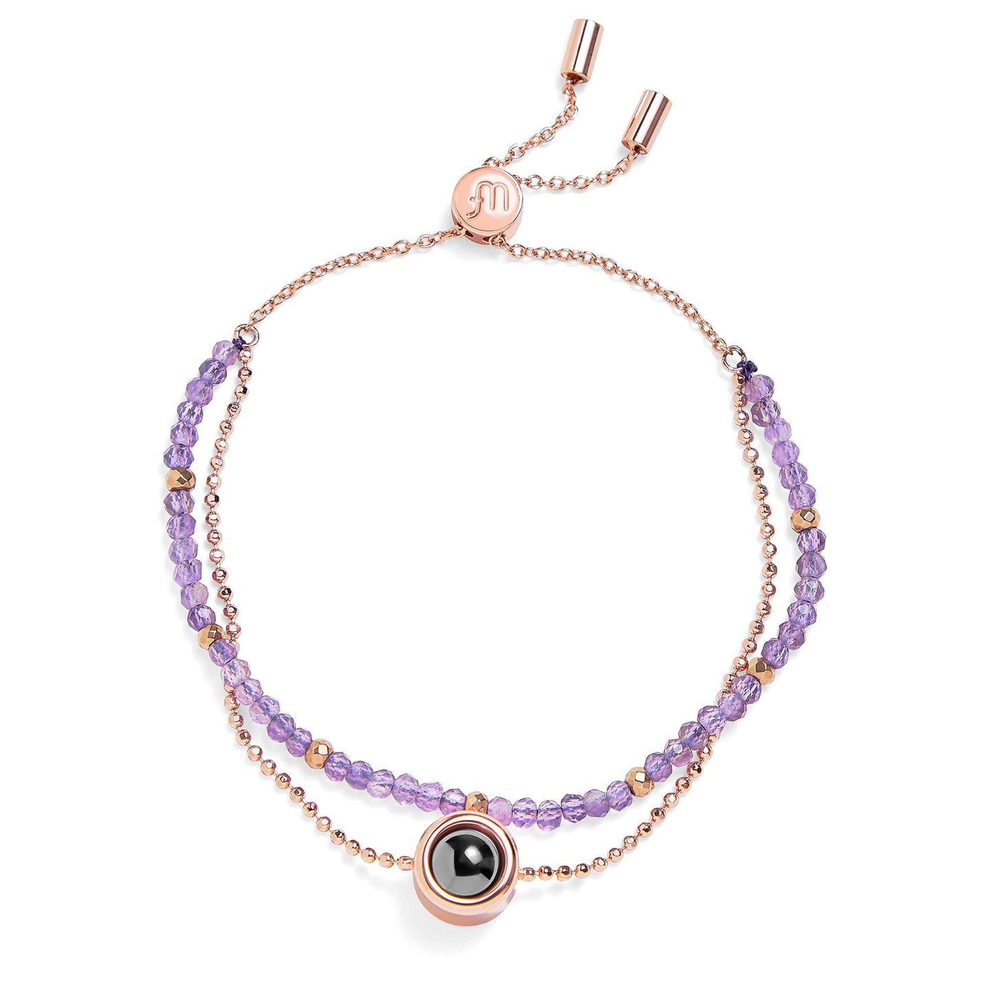 Bracelet Photo Personnalisé 2 en 1 – Crystal™