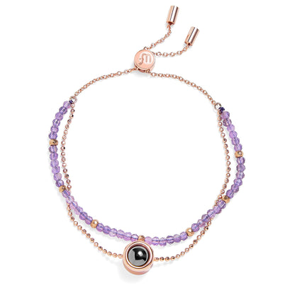 Bracelet Photo Personnalisé 2 en 1 – Crystal™