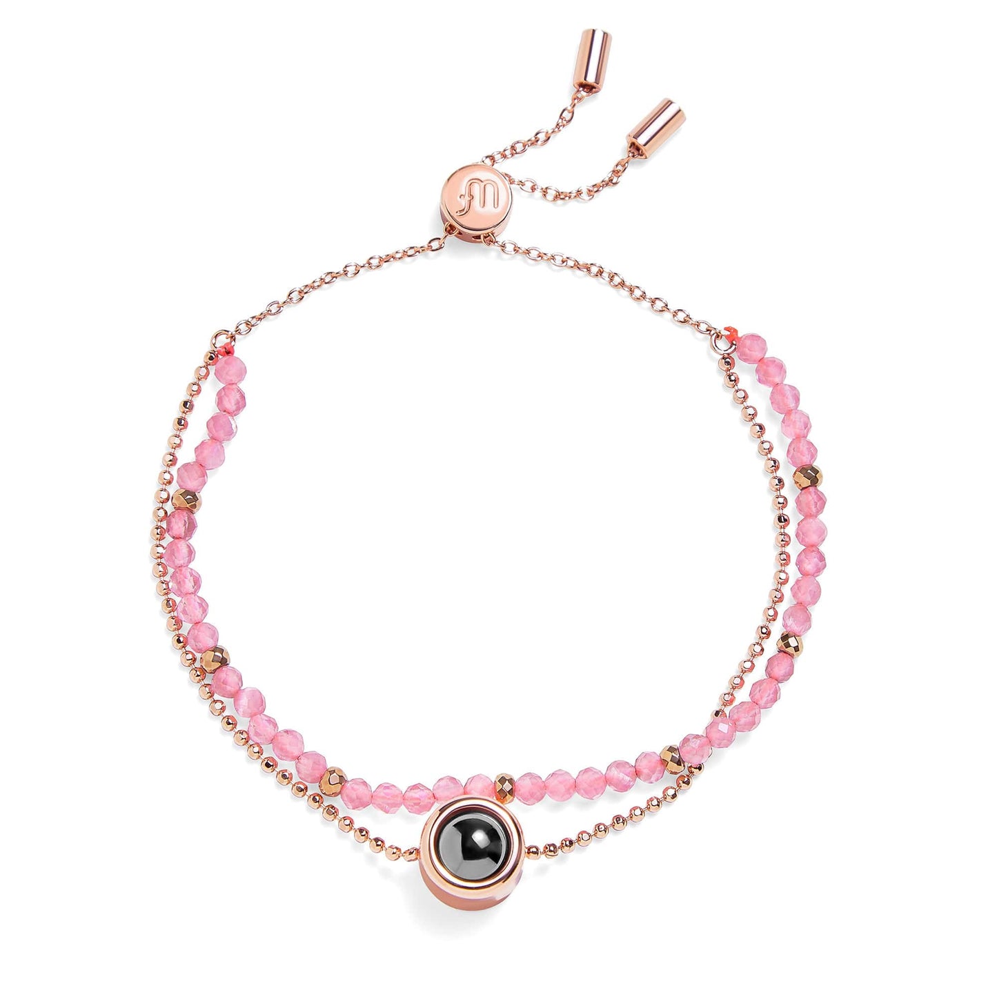 Bracelet Photo Personnalisé 2 en 1 – Crystal™