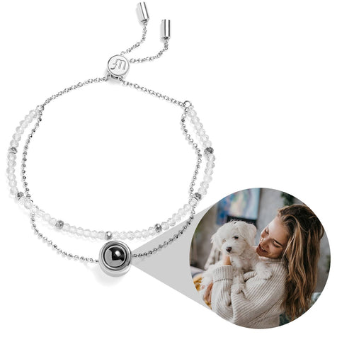 Bracelet Photo Personnalisé 2 en 1 – Crystal™