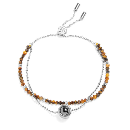 Bracelet Photo Personnalisé 2 en 1 – Crystal™