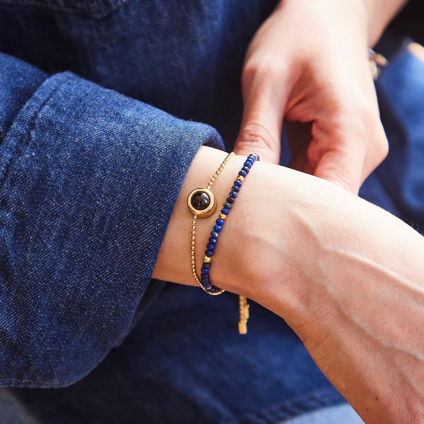 Bracelet Photo Personnalisé 2 en 1 – Crystal™