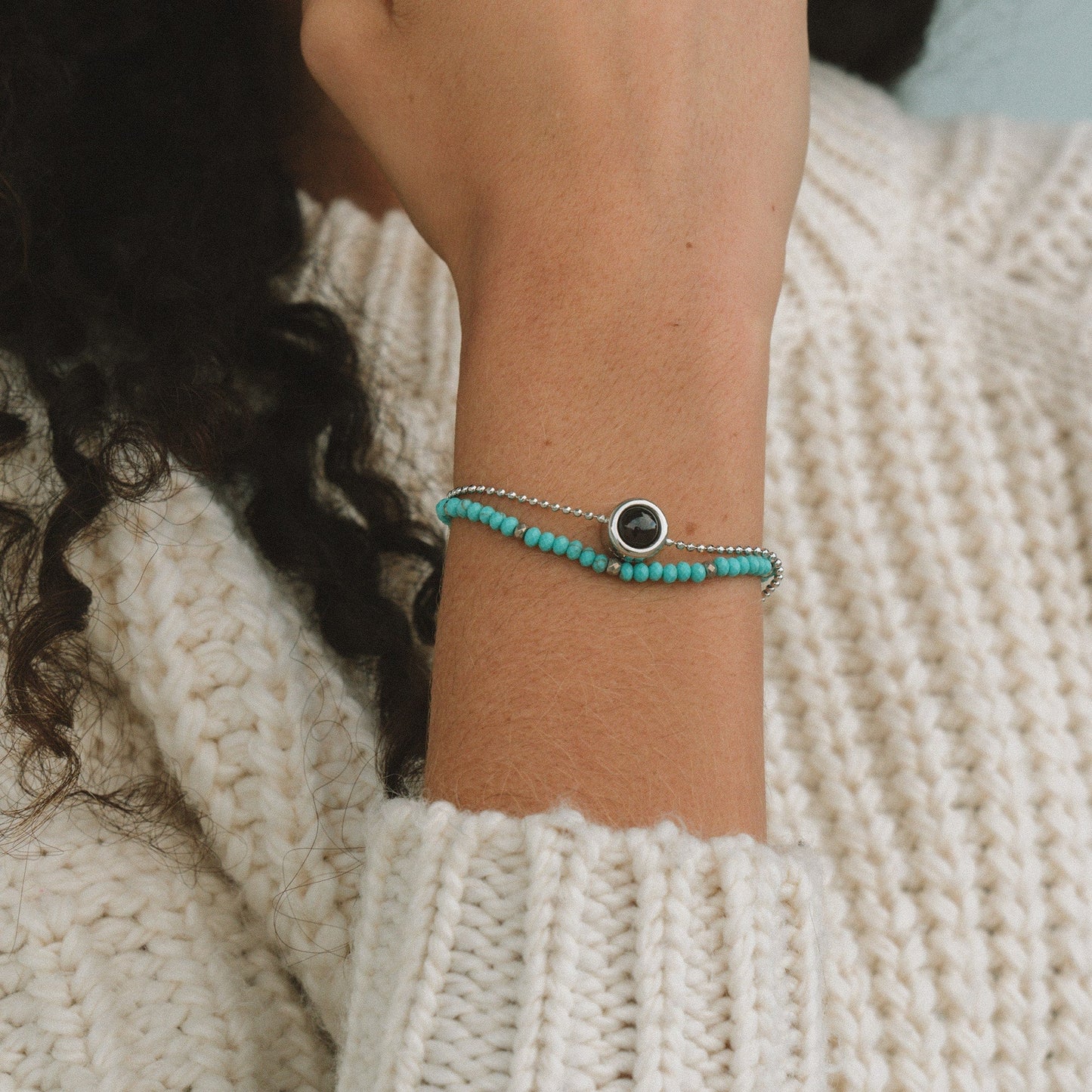 Bracelet Photo Personnalisé 2 en 1 – Crystal™