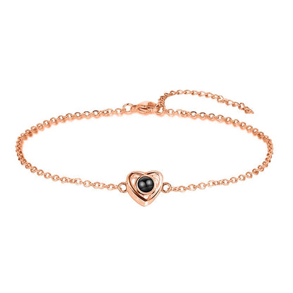 Bracelet Photo « Cœur Infini »