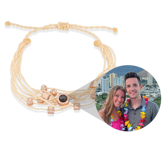 Bracelet Photo Personnalisé « Charms d’Amour »